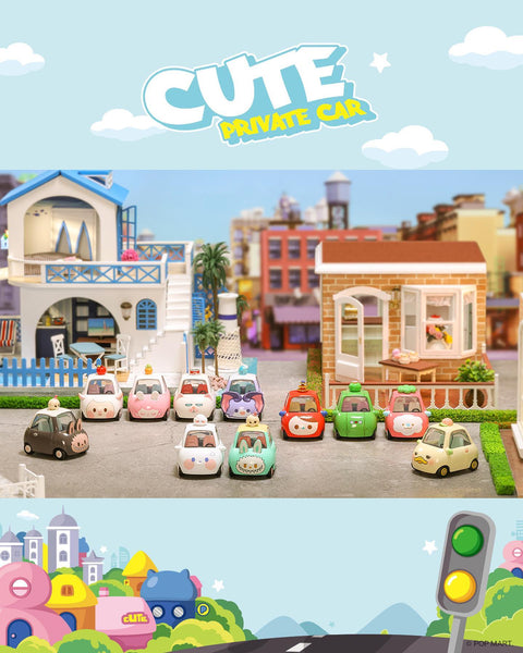 Cute Private Car Blind Box Series from Pop Mart – Strangecat Toys
