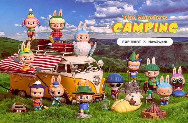 The Monsters Camping Labubu Series by How2Work x Kasing Lung 