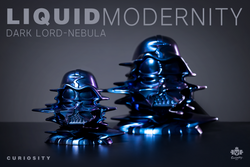 A blind box and art toy store: Liquid Modernity - Dark Lord Nebula, a pair of resin statues in two sizes, limited edition sets.