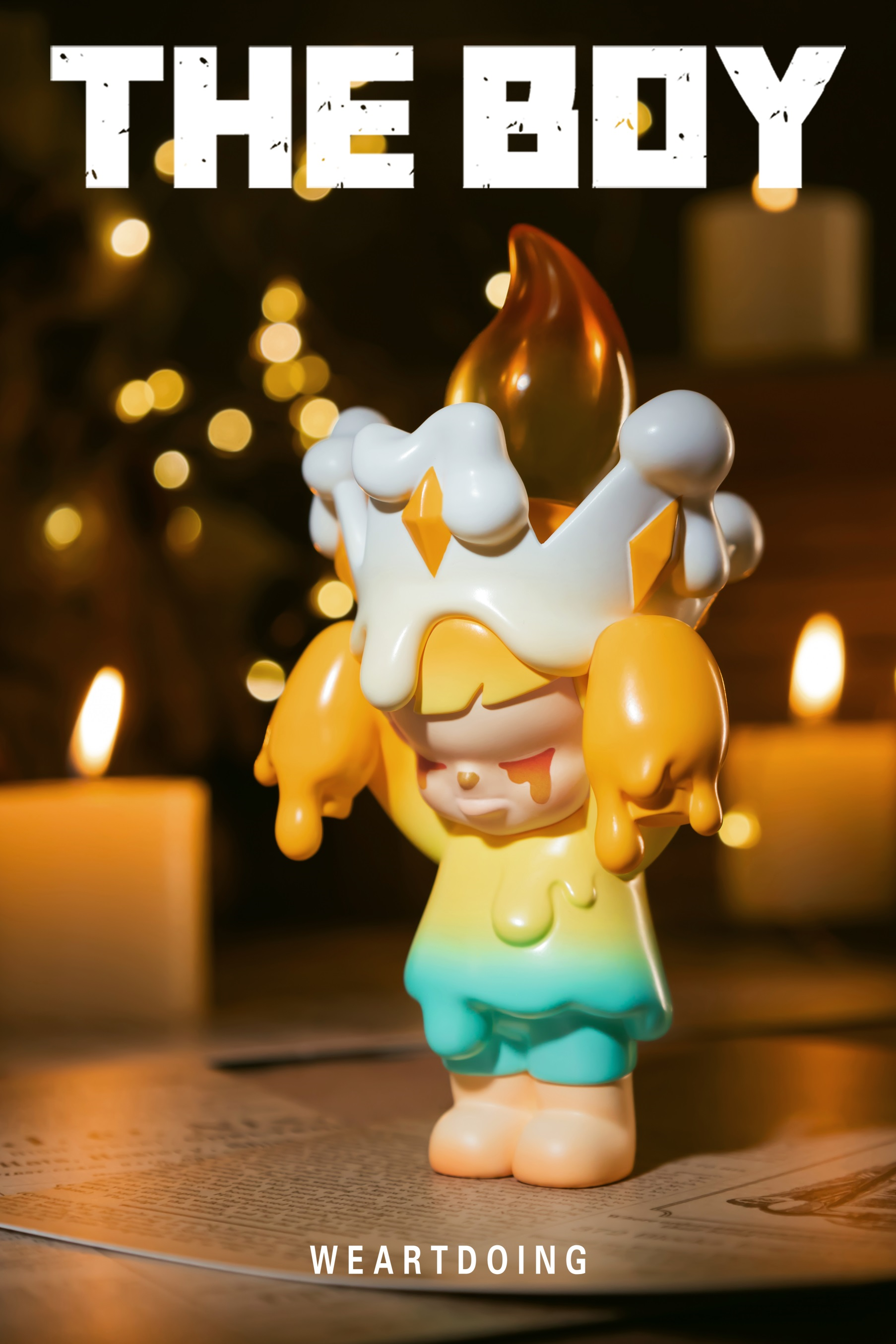 A toy figurine named The Boy-Luminous Glow, part of a limited edition series, crafted from resin. Preorder now for Aug 2024.