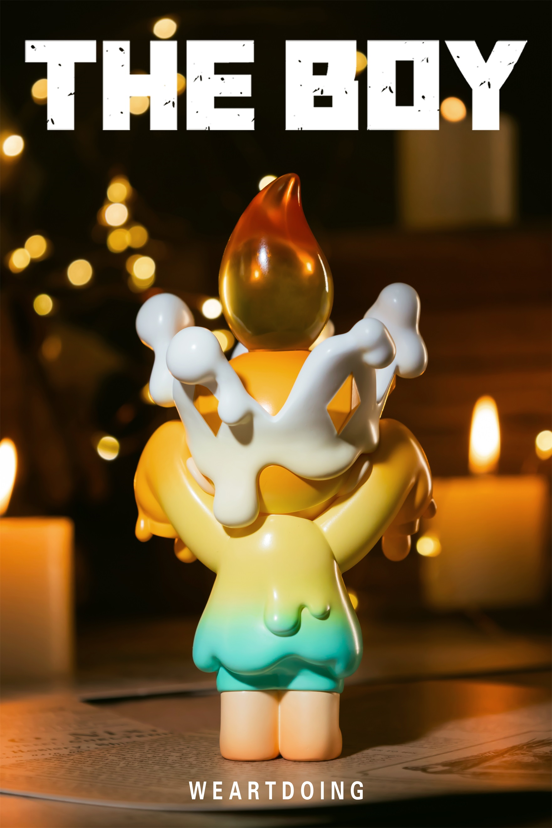 A blind box and art toy store presents The Boy-Luminous Glow figurine. Preorder now for Aug 2024. Limited edition resin toy, 7.5cm x 6.7cm x 14cm.