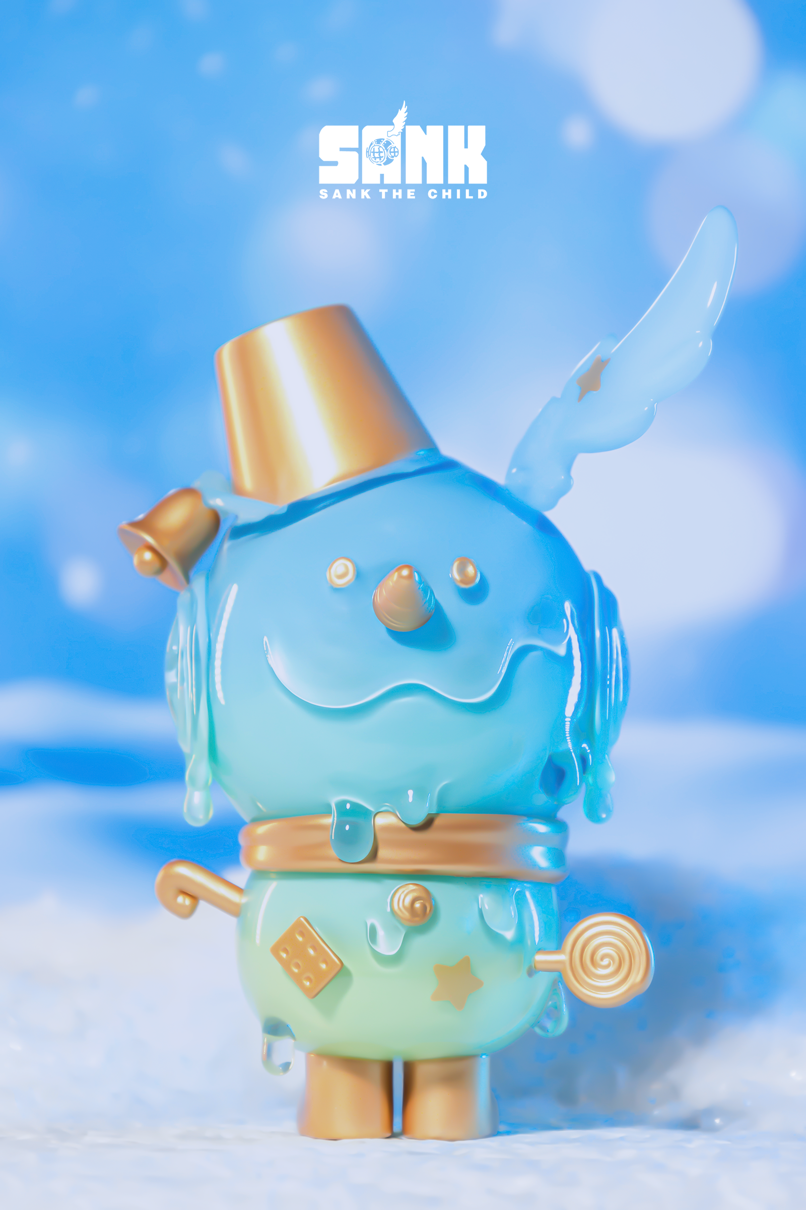 Sank - Snowman - Blue