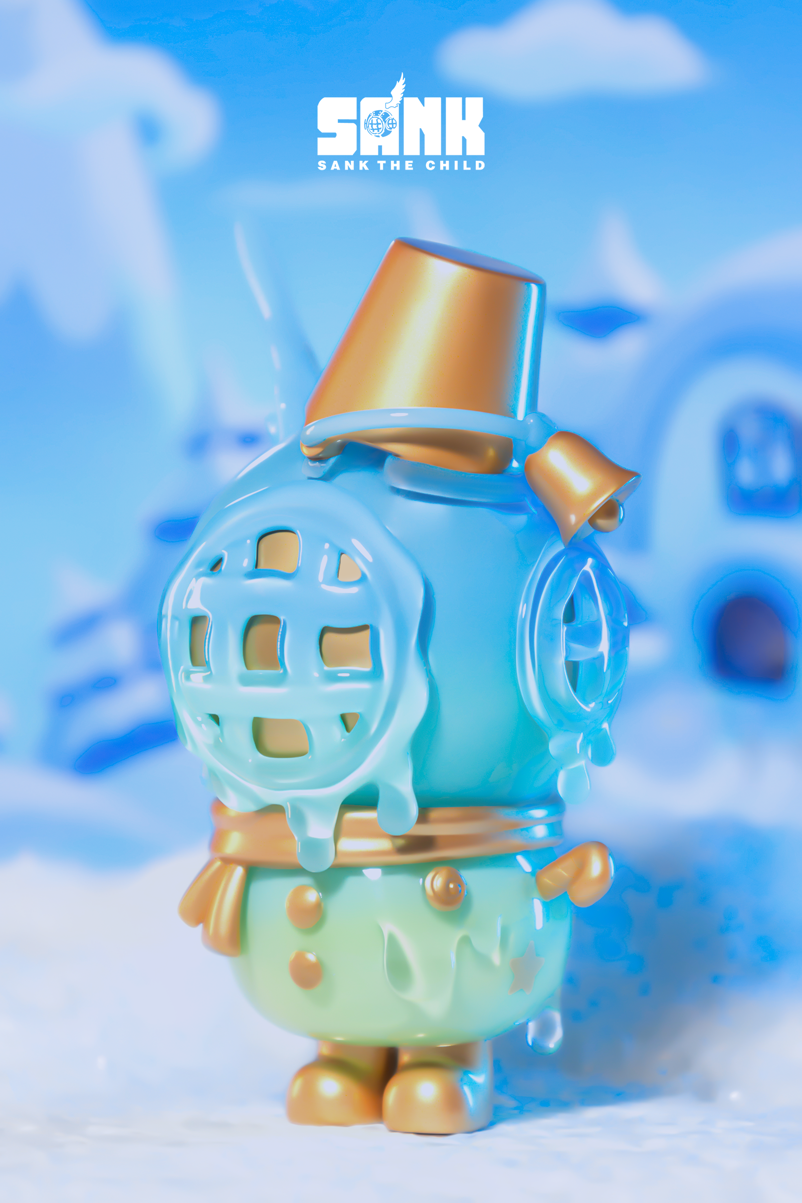 Sank - Snowman - Blue