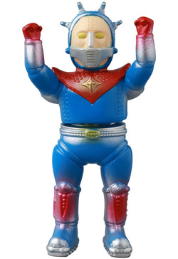 VAG Series 41 Perfect-Studio Zollmen action figure, 2.5-inch vinyl toy with helmet and armor, arms raised, from Strangecat Toys' art toy collection.