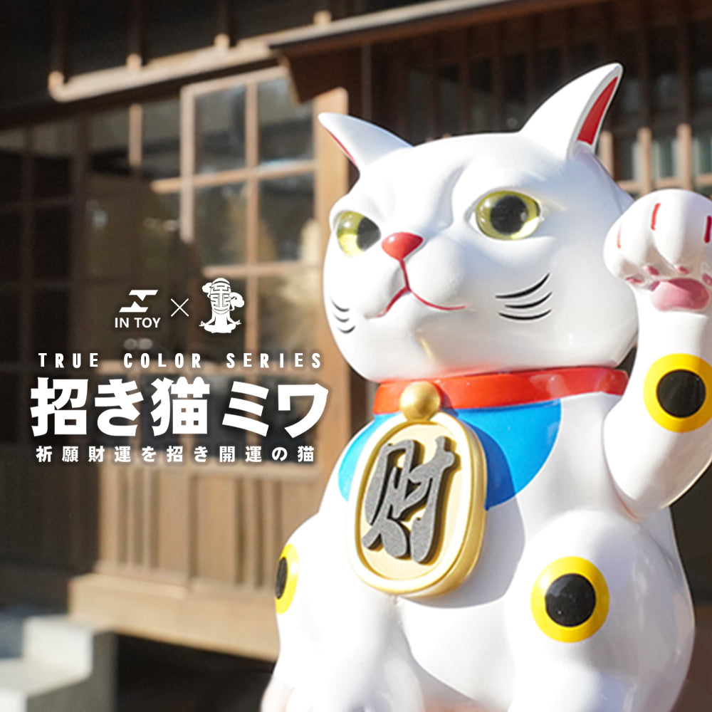 Three-faced cat TURE COLOR-white cat by Art of Hsin Ho