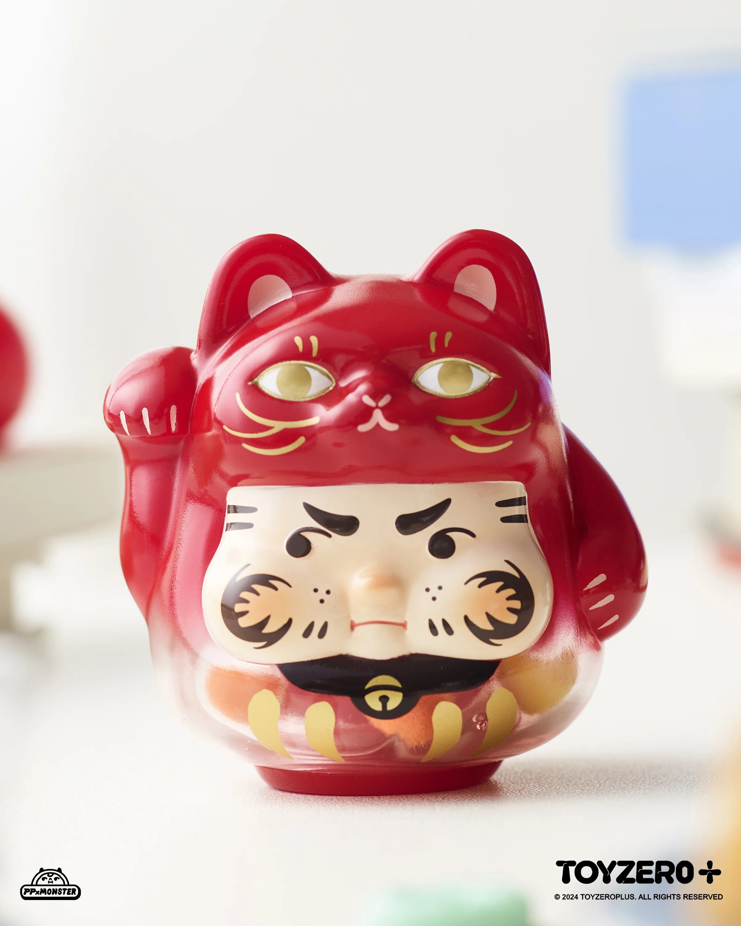 PP X MONSTER Lucky Kitten Daruma Blind Box