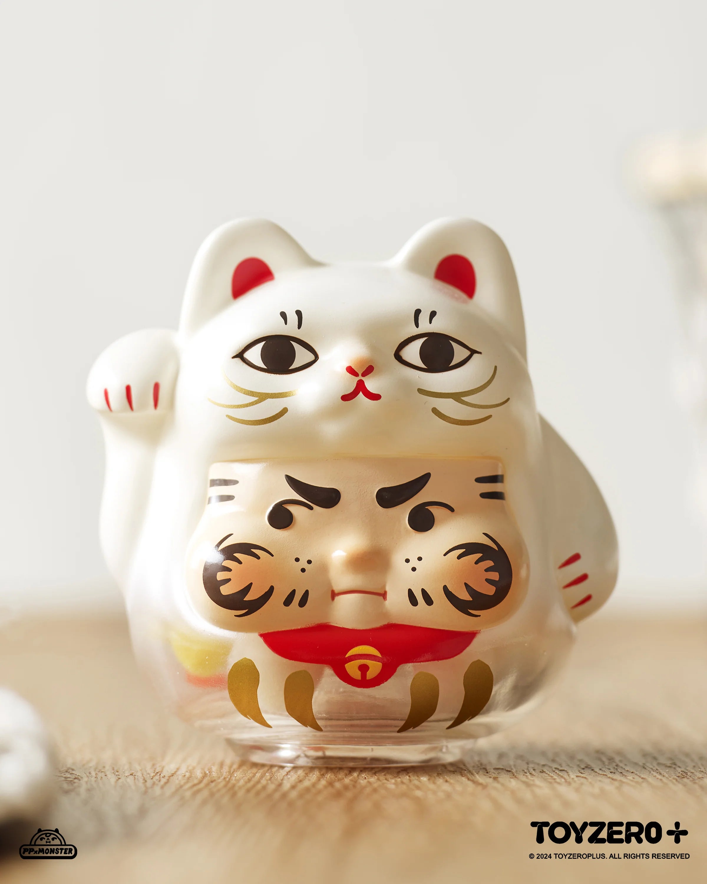 PP X MONSTER Lucky Kitten Daruma Blind Box