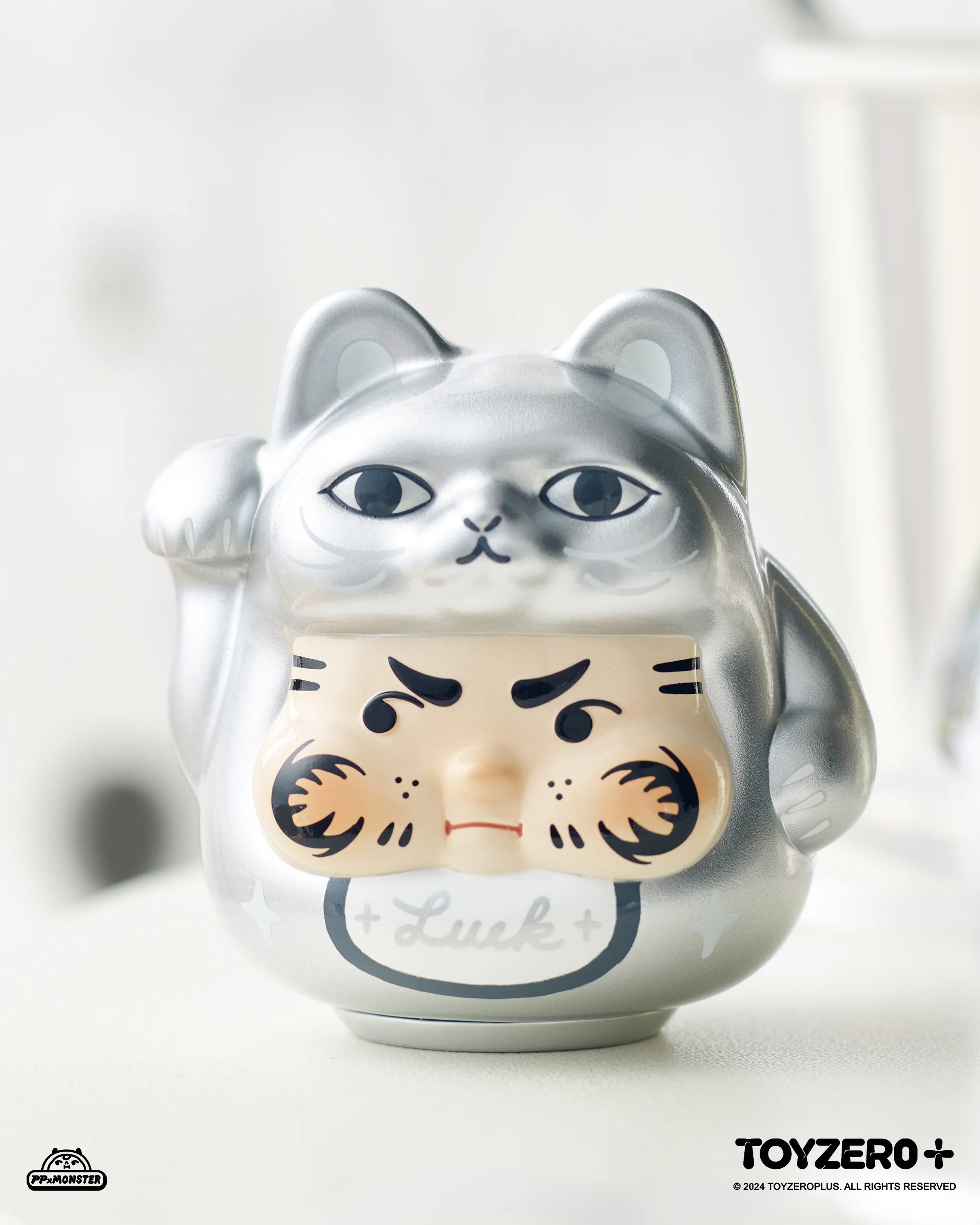 PP X MONSTER Lucky Kitten Daruma Blind Box