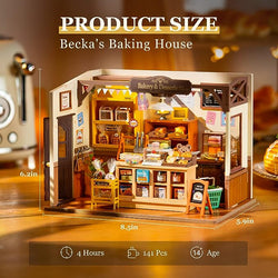 DG161 Becka's Baking House Rolife Miniature House Diy Wooden