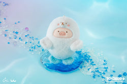 LULU THE PIGGY OCEAN - BABY SEAL LU PLUSH KEYCHAIN