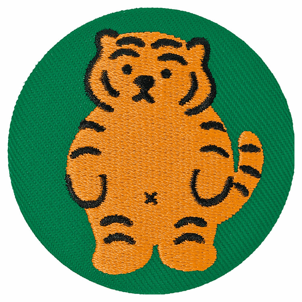 MUZIK TIGER Embroidered Blind Button