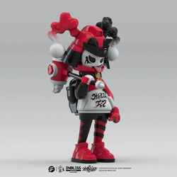 2024 IFTOYS ENDLESS SERIES - HALLO E7: A 17.5cm resin toy figure in red and black garment, featuring a unique skull mask. Limited to 298 pieces.