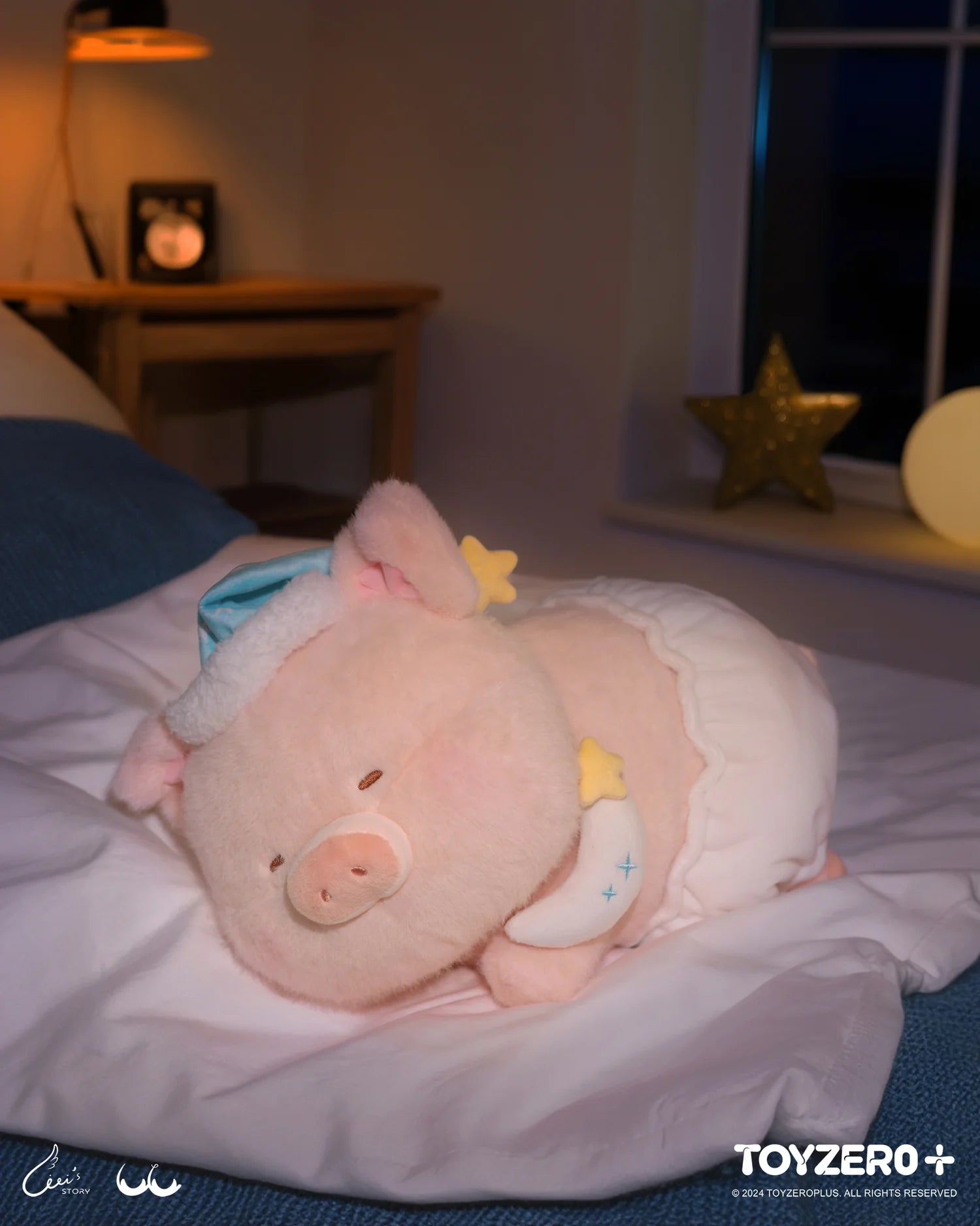 LULU THE PIGGY SWEET DREAM - WISH U GOOD DREAM PLUSH TOY