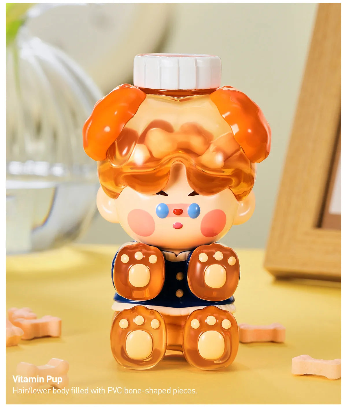 PINO JELLY In Your Life Blind Box Series toy figurine of a boy on a table, available for preorder at Strangecat Toys.