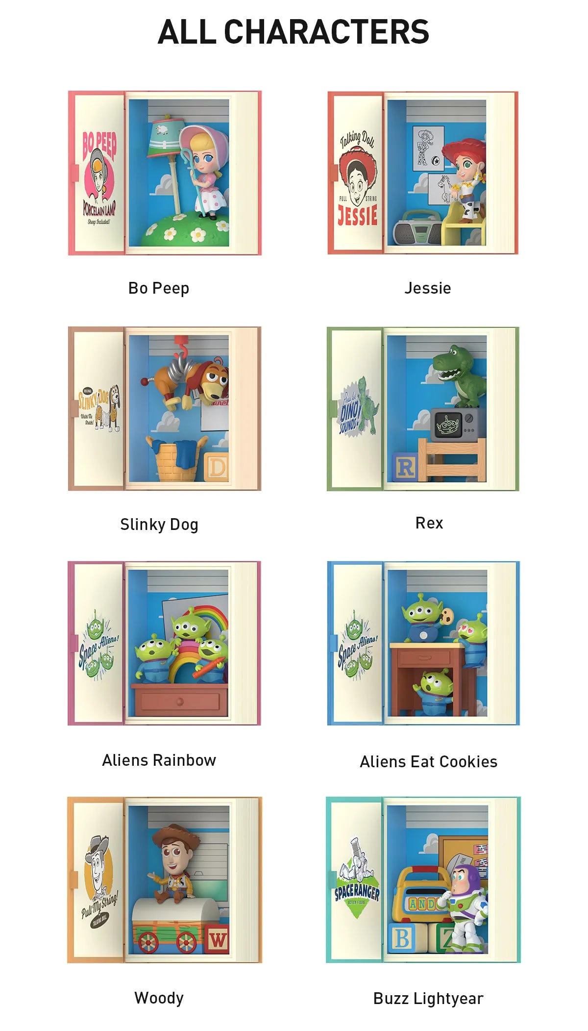 Toy Story: Andy's Room Scene Sets Blind Box Series