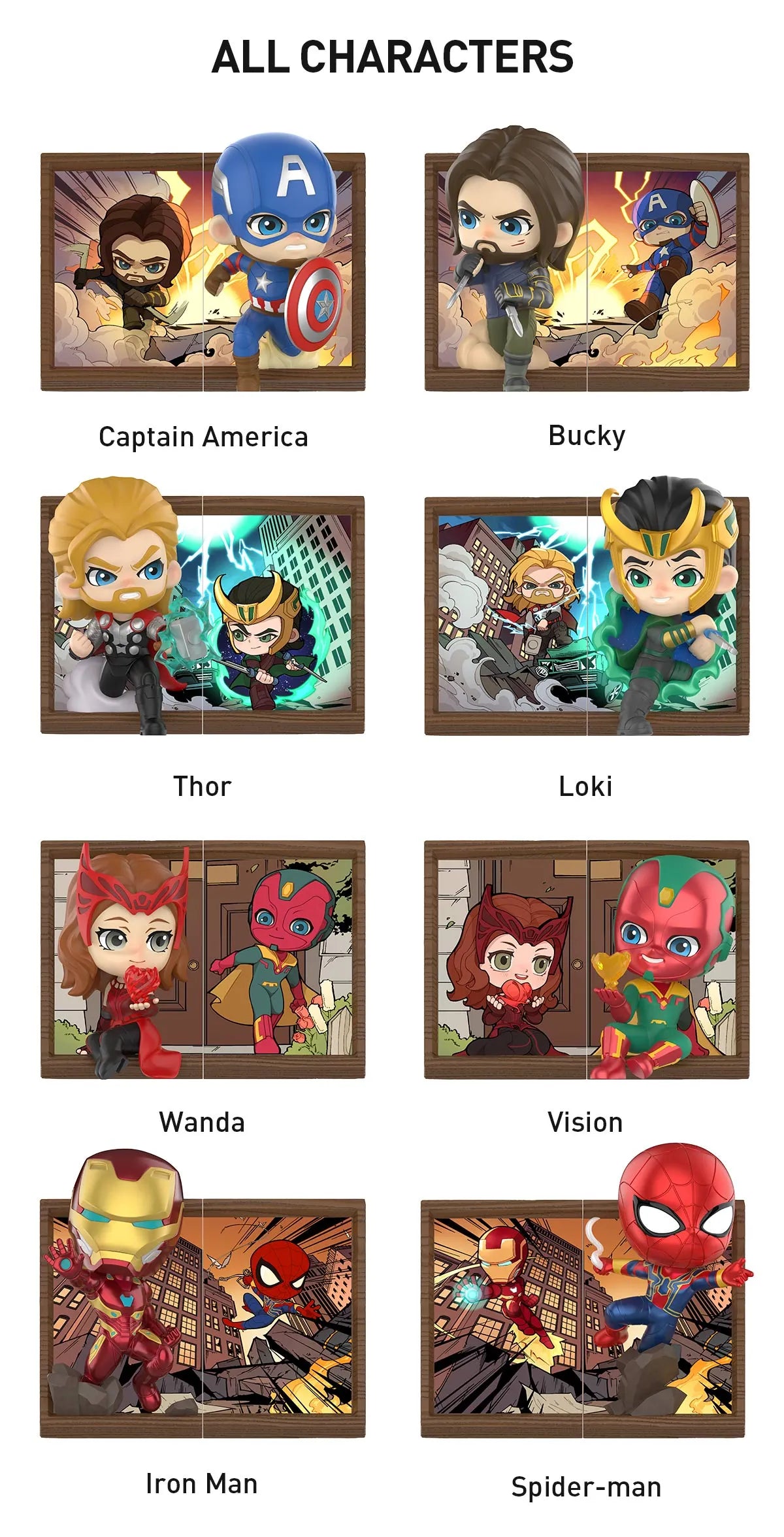 Marvel Photo Frame Blind Box Series