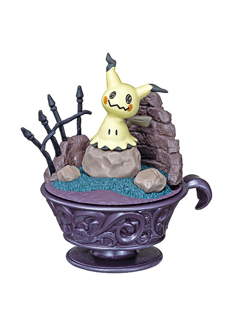 Pokémon Little Night Collection - Re-ment Blind Box Series: Toy figurine in a purple bowl, part of an 8-design set.