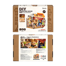 DIY Miniature House Kit - Corner Bookstore DG164