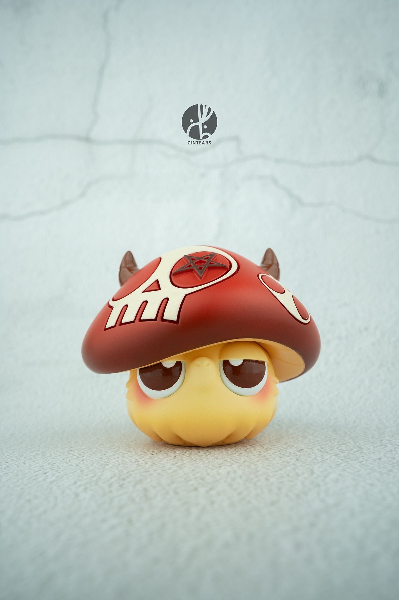 A blind box toy from Strangecat Toys: Mushroom Bobbi by Zintears. Preorder - Ships Aug 2024. Resin material, 7 cm high, limited to 50pcs.