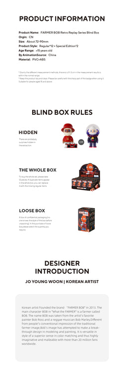 FARMER BOB RETRO REPLAY Blind Box Series