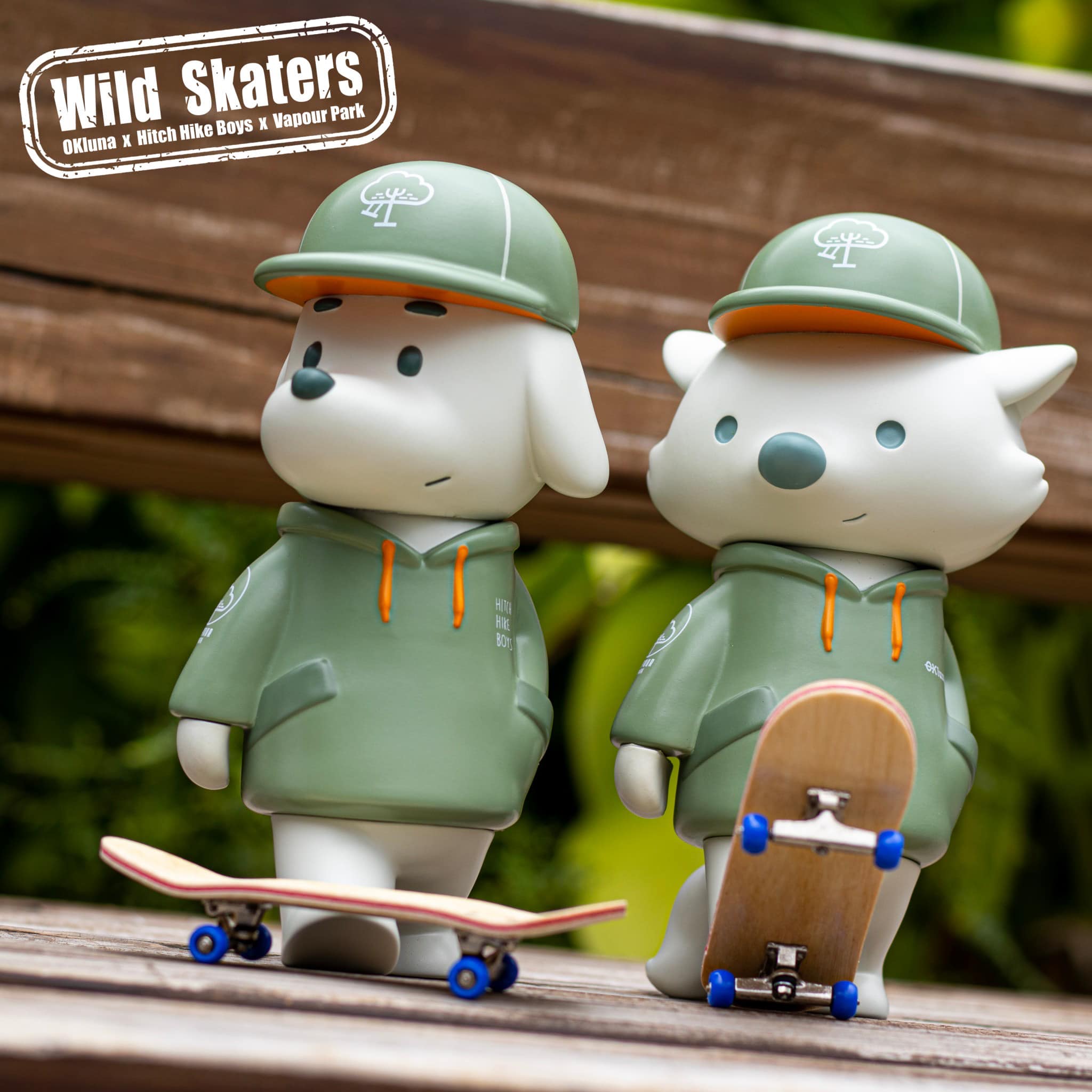 OKluna x Hitch Hike Boys - Skater Jobi & John - Wild Skater