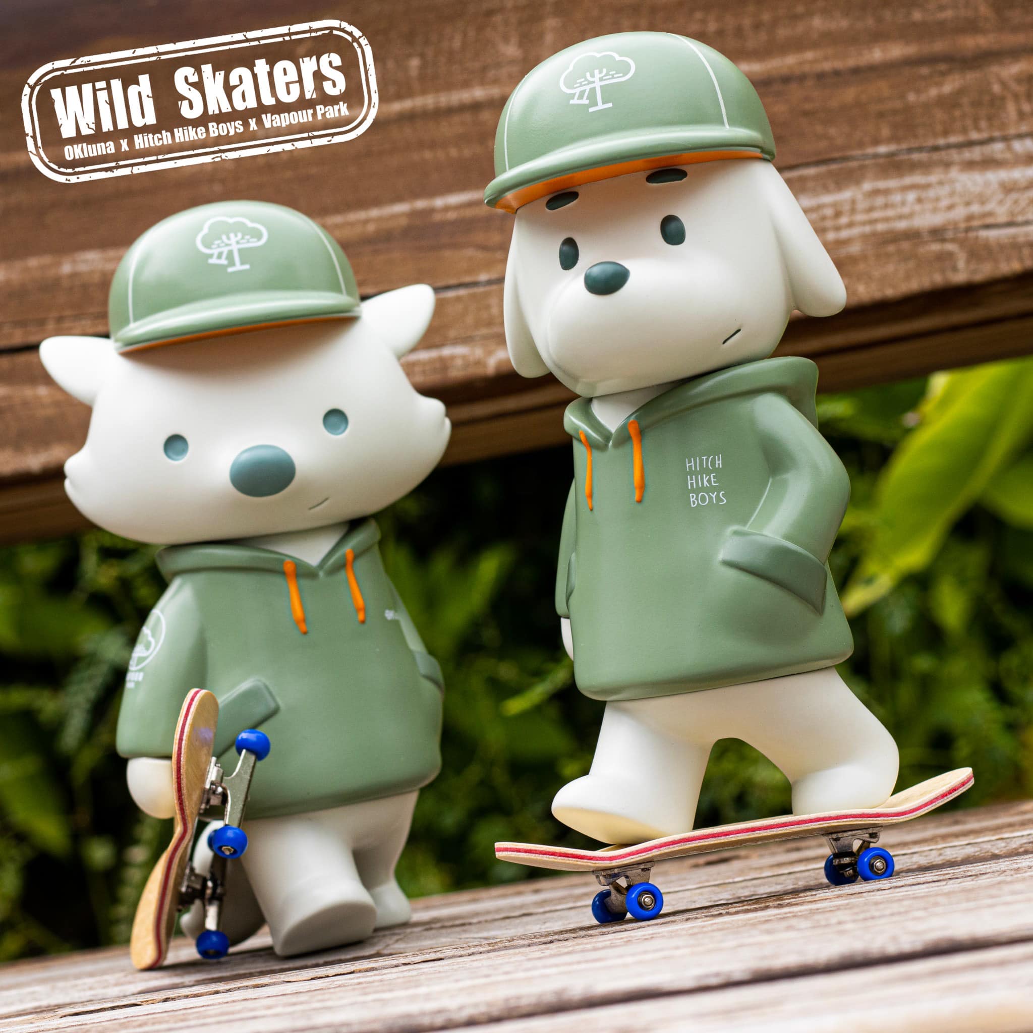 OKluna x Hitch Hike Boys - Skater Jobi & John - Wild Skater