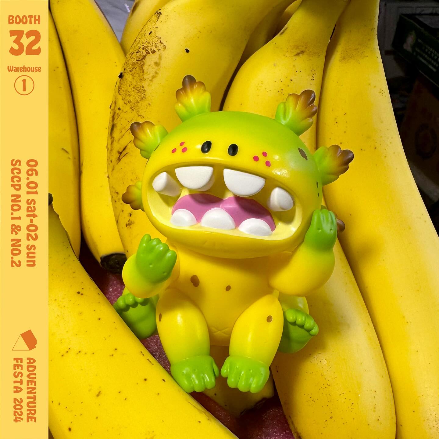 Macaroni Baby Banana Elfie ver. by Grape Brain x Too Natthapong