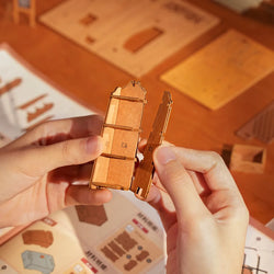 DIY Miniature House Kit - Corner Bookstore DG164