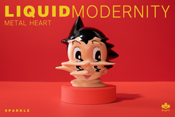 Liquid Modernity-Metal Heart by Curiosity Art