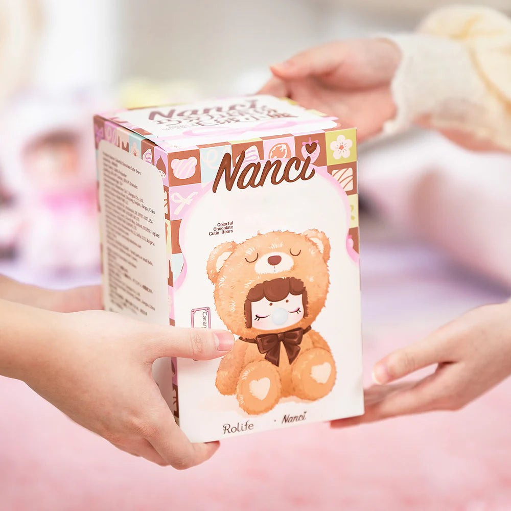 Nanci Colorful Chocolate Cuite Bears Plush Blind Box