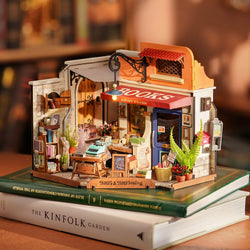 DIY Miniature House Kit - Corner Bookstore DG164