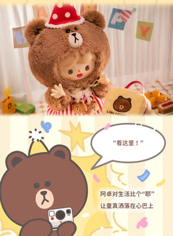 Party Brown by Zzoton x Line Friends - Preorder