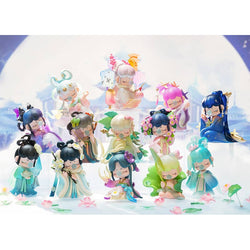 ZPXX Nanci series Poetic Beauty Doll Surprised Box featuring small anime-style figurines, including a secret Chang'e edition, made from PVC.