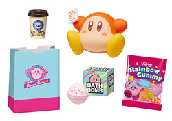 Kirby of the Stars Kirby's PuPuPu Market - Re-ment Blind Box Series showcasing various toy designs and packaging.