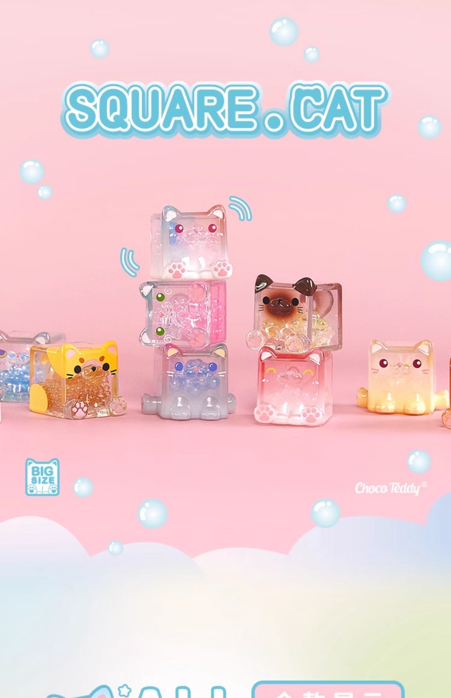 Square Cat Blind Bag Series