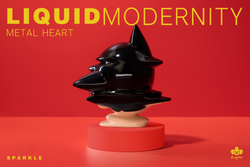 Liquid Modernity-Metal Heart by Curiosity Art