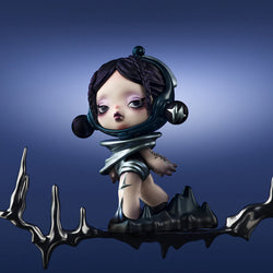 Alt text: SKULLPANDA The Sound Blind Box Series figurine featuring a cartoon girl.