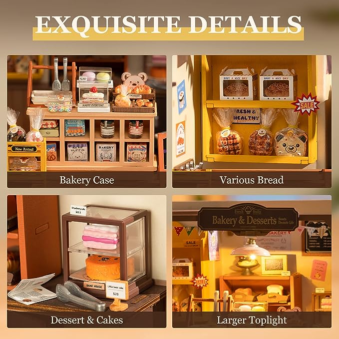 Becka's Baking House Rolife Miniature House Diy Wooden