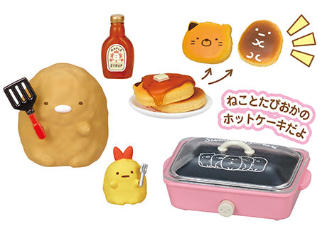 A blind box series featuring Sumikkogurashi Home Party Re-ment designs. Purchase a case for all 8 collectible toys.