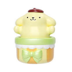 Sanrio characters Pounding Hearts Series Moetch Bean: a yellow bunny doll in a cupcake, part of a collectible blind box toy series.