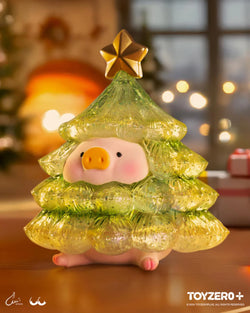 LuLu the Piggy - XL Sparkling Christmas Tree (Gold Green) - Preorder