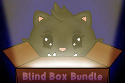 Cartoon cat and rabbit in Blind Box Bundle - Jan 2024.