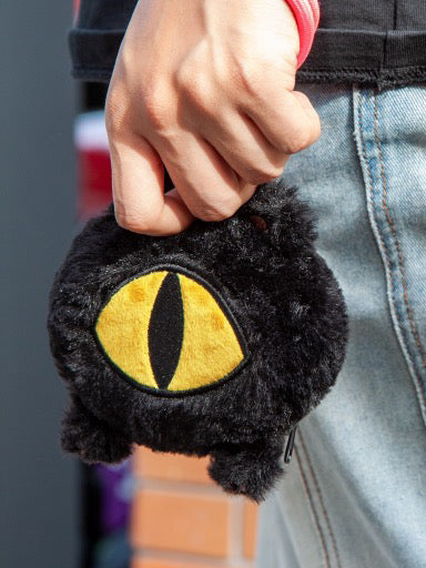 Spider Cat Keychain Pouch