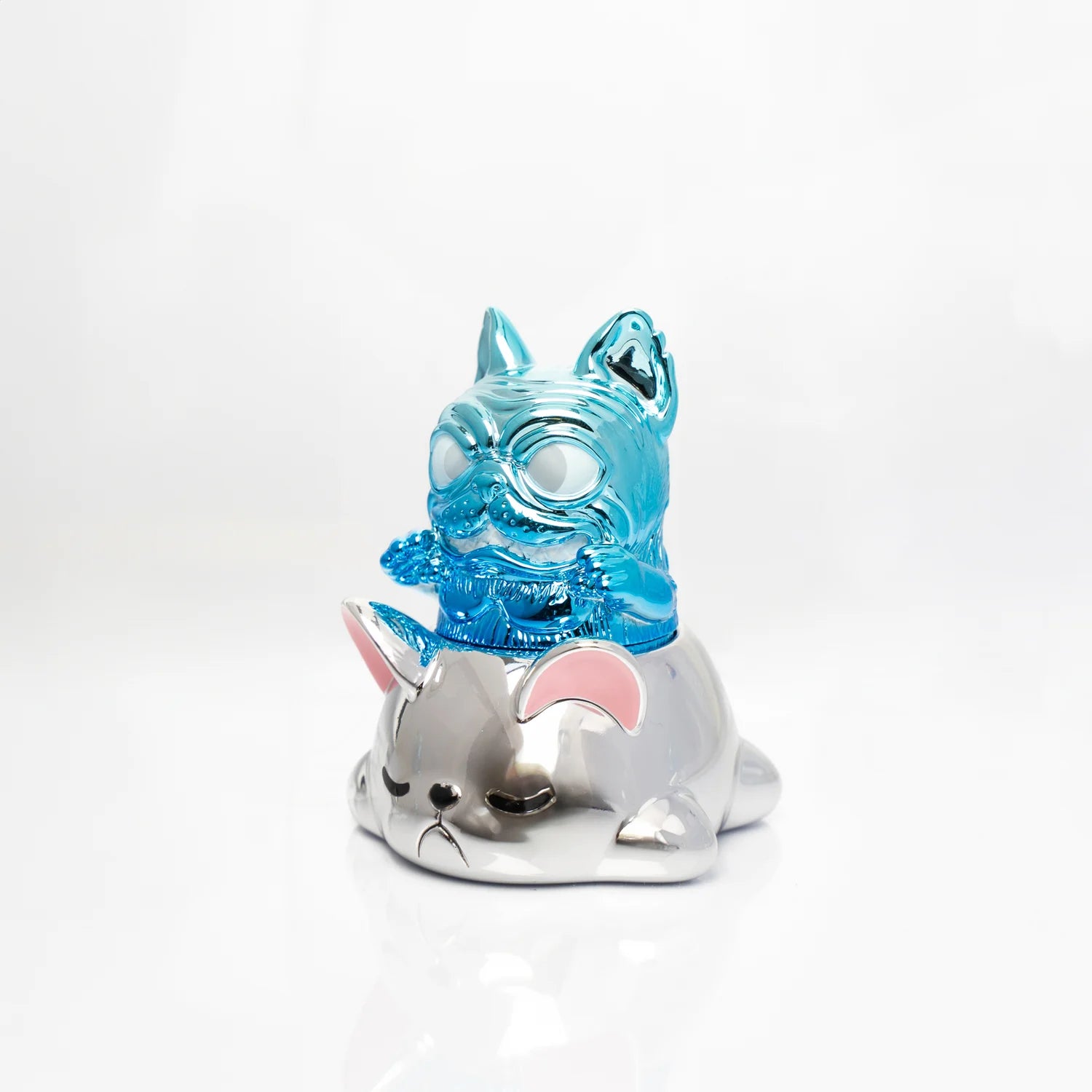 Nimbus Chibi Silver Chrome Walker figurine, 8cm, soft vinyl, hand-painted, designed by Paulus Hyu, available for preorder.