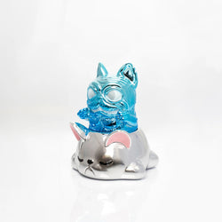 Nimbus Chibi Silver Chrome Walker figurine, 8cm, soft vinyl, hand-painted, designed by Paulus Hyu, available for preorder.