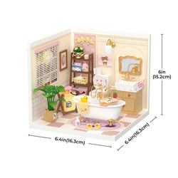 Pop Bubble Bathroom Plastic DIY Miniature House DW014B