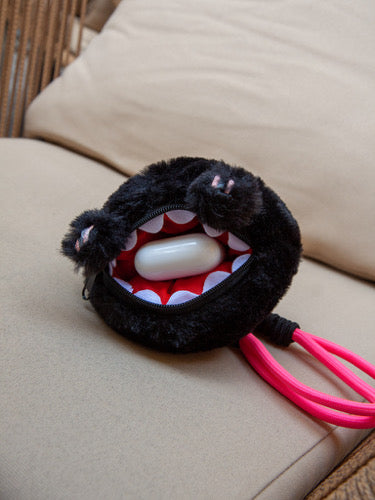 Spider Cat Keychain Pouch - Preorder