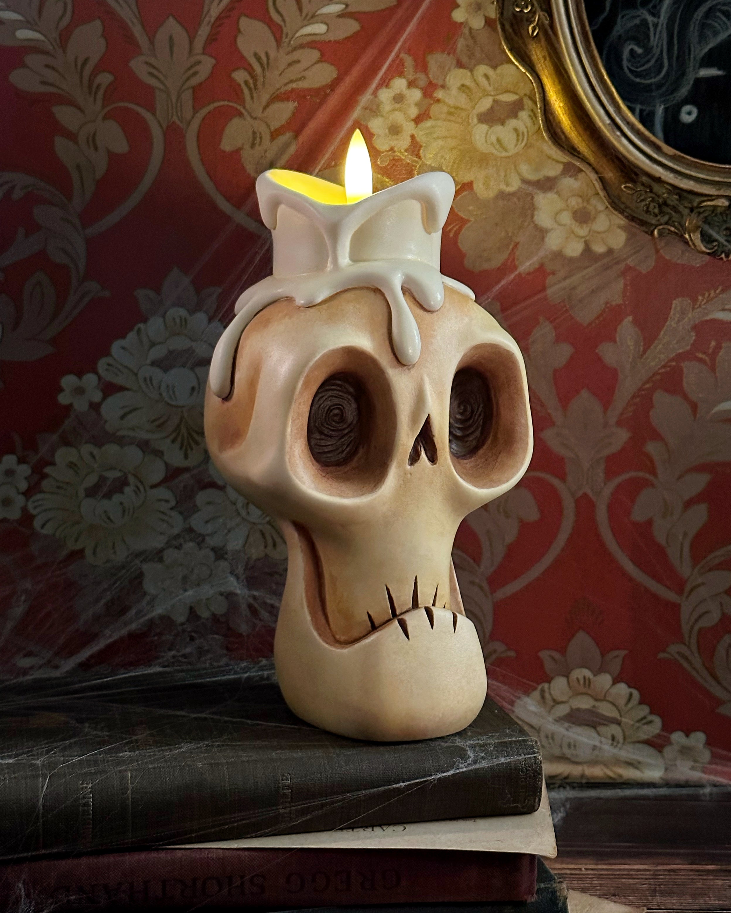 Whispers Through The Keyhole - Momento Morris Skull by Saint Monday