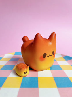 Bread Cat and Baby Bread set by Rato Kim