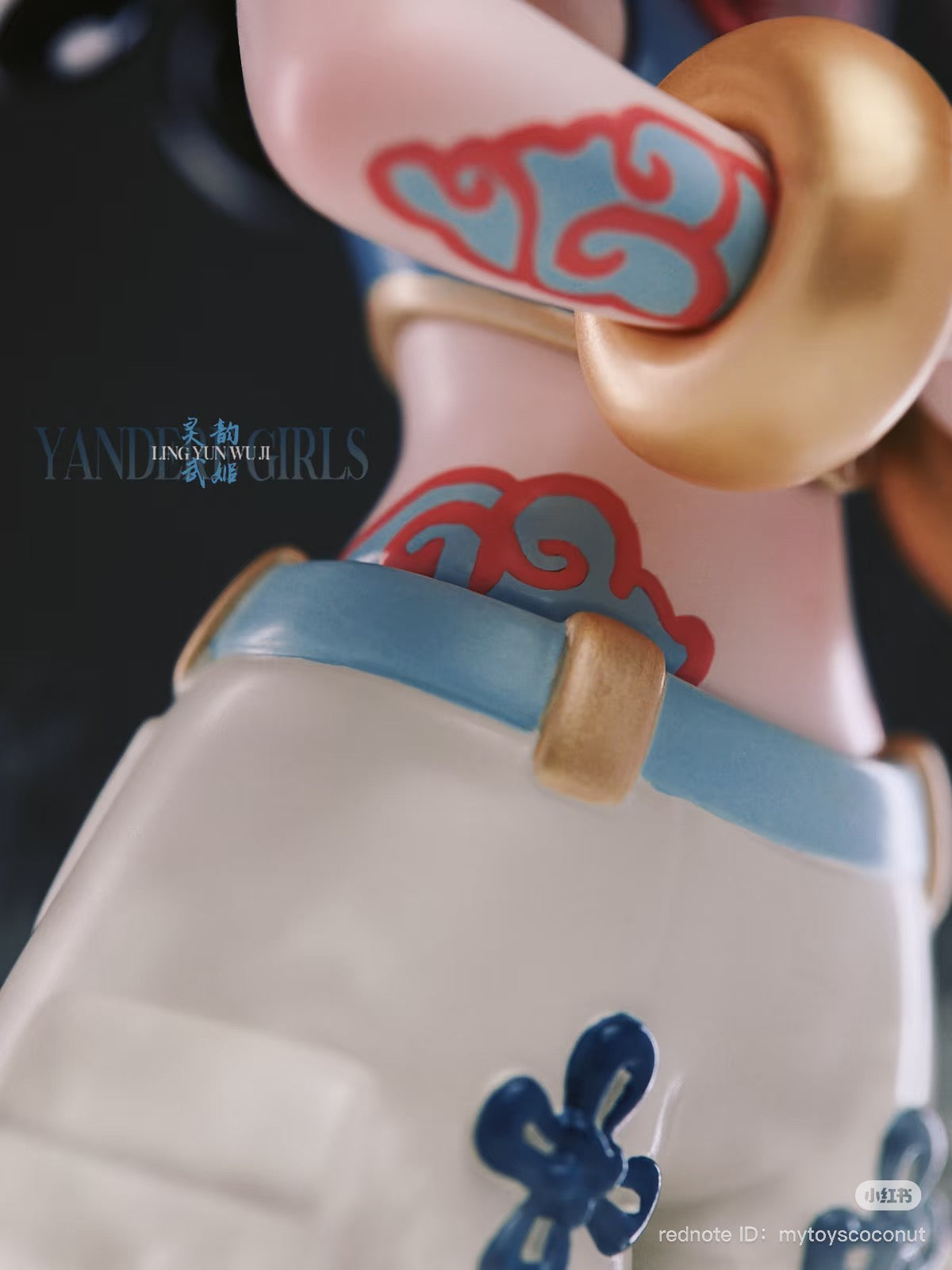 YANDERE GIRLS - KONGFU figurine, 20cm made of PVC/ABS/RESIN, showcasing intricate design and detail, suitable for art toy collectors.